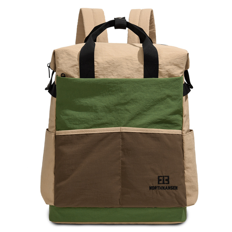 Ruksak Unisex za slobodno vrijeme i putovanja (Materijal: Nylon; Zapremina ispod 20L; Kompatibilan s 14-inčnim laptopom; Zakrivljeni naramenici; Podstava od poliestera)