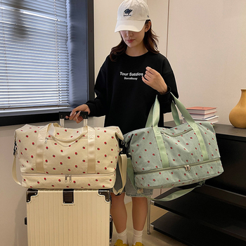 Putna torba s odjeljkom za cipele, suho/mokro odvajanje, proširivi kapacitet, Oxford materijal, 20–35 L, unisex