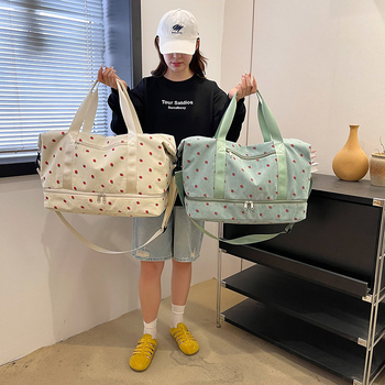 Putna torba s odjeljkom za cipele, suho/mokro odvajanje, proširivi kapacitet, Oxford materijal, 20–35 L, unisex