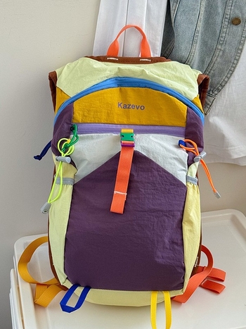 Turistický batoh - nylon, unisex, priedušný, popruhy s vzduchovým vankúšom