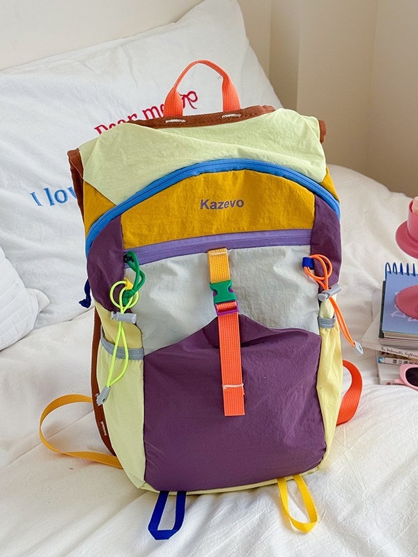 Turistický batoh - nylon, unisex, priedušný, popruhy s vzduchovým vankúšom