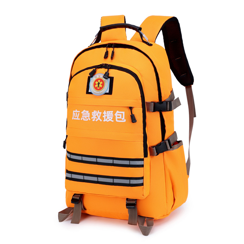 Rucsac pentru situații de urgență în aer liber, impermeabil, material Oxford, capacitate 36–55 L, curea de umăr curvată