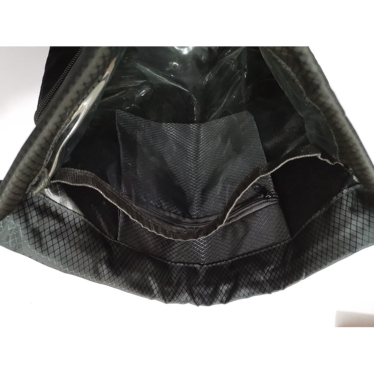 Rucsac sport unisex cu șnur, pentru drumeții și antrenament (separare umed-uscată, impermeabil, Oxford)