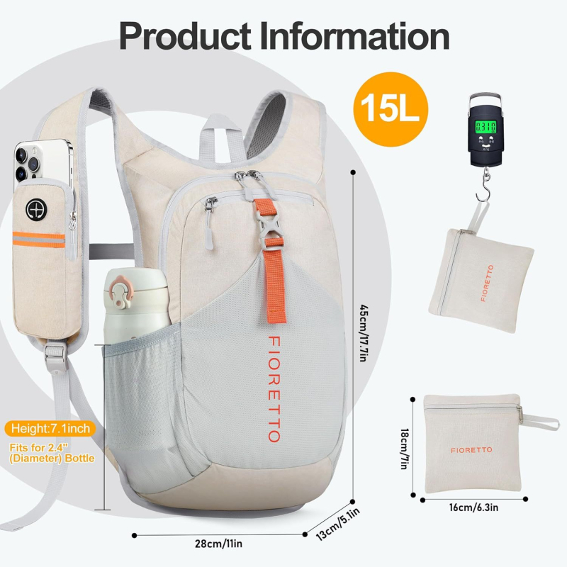 Szabadidős hátizsák, modell B25021, uniszex, Oxford anyag, vízálló