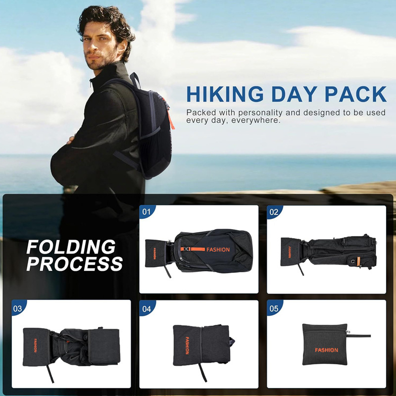 Szabadidős hátizsák, modell B25021, uniszex, Oxford anyag, vízálló