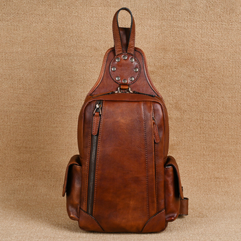 Geantă bărbați din piele naturală, crossbody, capacitate mare, stil de călătorie, piele din stratul întâi