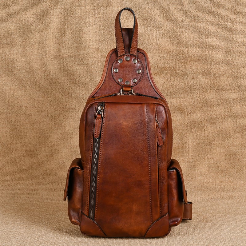 Geantă bărbați din piele naturală, crossbody, capacitate mare, stil de călătorie, piele din stratul întâi