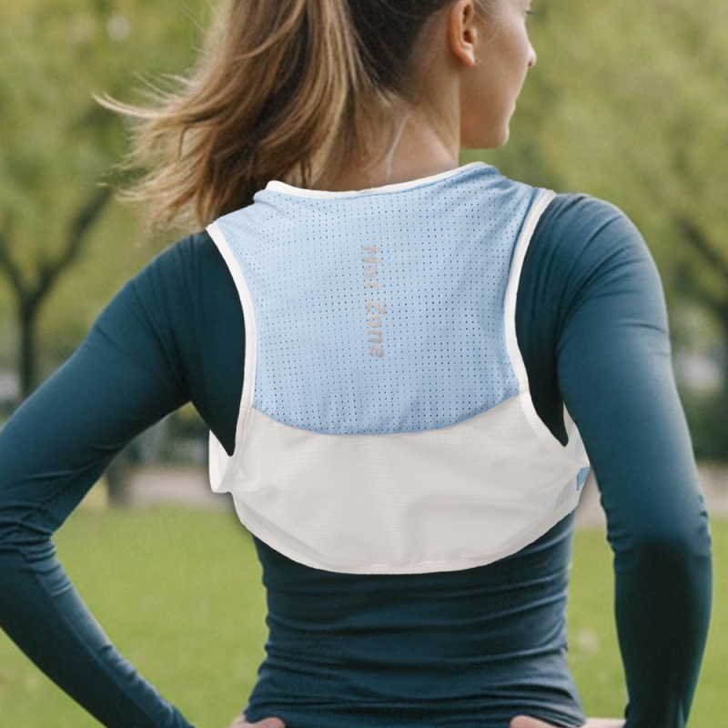 Rucsac de alergare unisex, ultraușor, respirabil, rezistent la tăiere, reflectorizant pentru siguranța nocturnă, panou dorsal ergonomic curbat, poliester