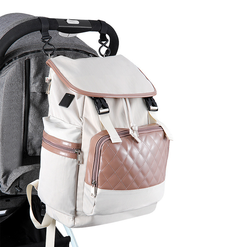 Személyre szabott utazótáska hátizsák, összecsukható, poliészter, kapacitás 36–55L, kopásálló, felsőréteg bőrvonalakkal