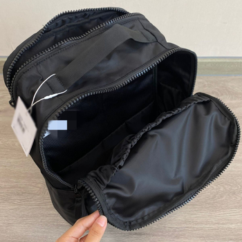 Unisex nylon ruksak za fitness, outdoor i putovanja, kapacitet 20–35L, zaštita kralježnice, zakrivljeni naramenici, pretinac za 11-inčni prijenosnik