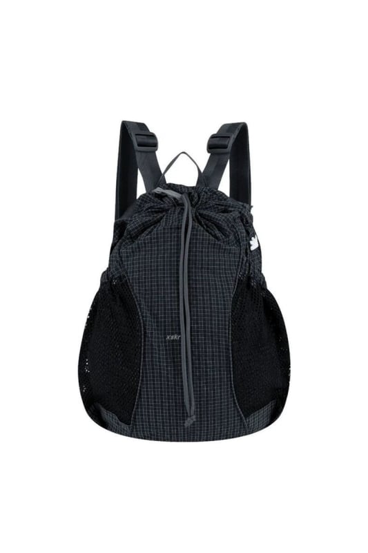 Rucsac de călătorie cu șnur - Nylon, model carouri, 20–35 L, compatibil cu laptop de 14 in, ultra-ușor