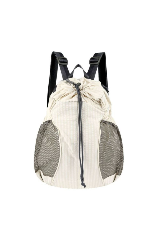 Rucsac de călătorie cu șnur - Nylon, model carouri, 20–35 L, compatibil cu laptop de 14 in, ultra-ușor