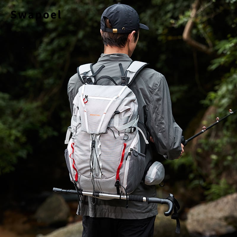 Rucsac de drumeție — ultraușor, impermeabil, respirabil, cu bretele de umăr cu aer