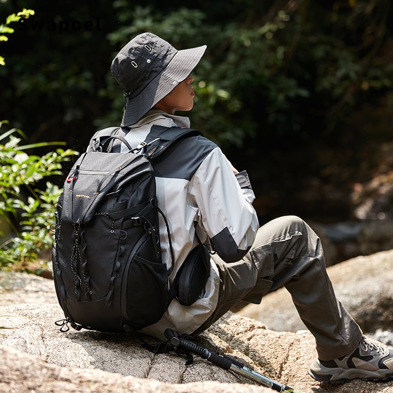 Rucsac de drumeție — ultraușor, impermeabil, respirabil, cu bretele de umăr cu aer