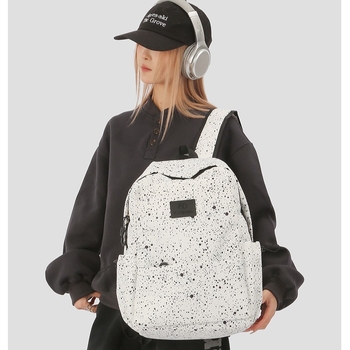 Rucsac casual unisex din nylon, capacitate 20–35 L, ultra ușor, stil de călătorie leisure, model cu stele, curele curbate