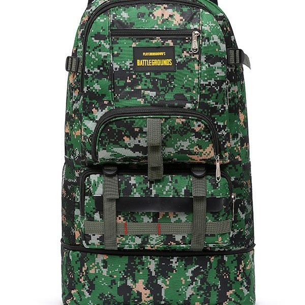 Πολυλειτουργικό υπαίθριο σακίδιο πεζοπορίας με μεγάλη χωρητικότητα – Νάιλον, αναπνέον, αδιάβροχο, ιμάντες με μαξιλάρι αερισμού