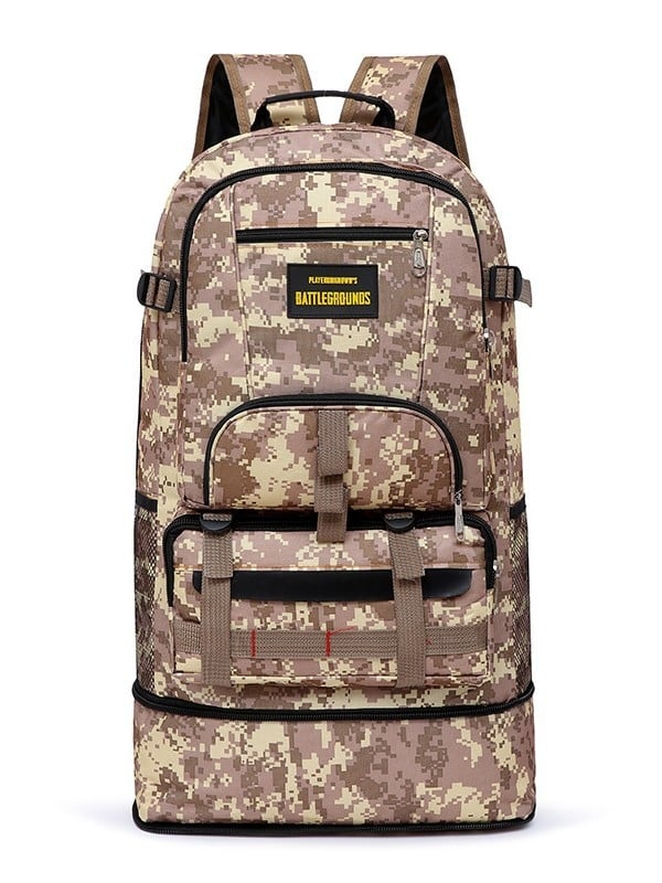 Πολυλειτουργικό υπαίθριο σακίδιο πεζοπορίας με μεγάλη χωρητικότητα – Νάιλον, αναπνέον, αδιάβροχο, ιμάντες με μαξιλάρι αερισμού