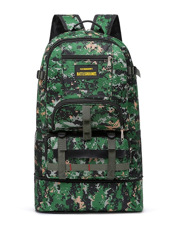 Πολυλειτουργικό υπαίθριο σακίδιο πεζοπορίας με μεγάλη χωρητικότητα – Νάιλον, αναπνέον, αδιάβροχο, ιμάντες με μαξιλάρι αερισμού