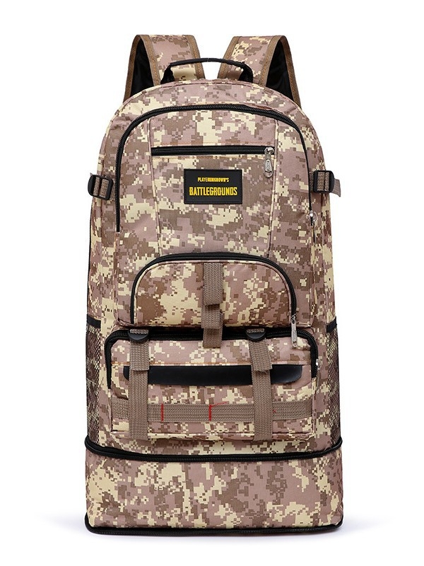 Πολυλειτουργικό υπαίθριο σακίδιο πεζοπορίας με μεγάλη χωρητικότητα – Νάιλον, αναπνέον, αδιάβροχο, ιμάντες με μαξιλάρι αερισμού