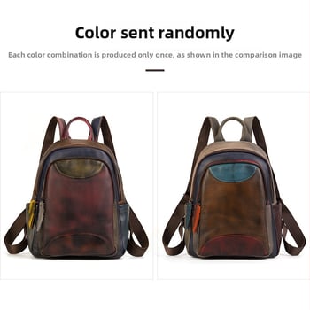 Valódi bőrből készült hátizsák szabadidős utazásokhoz, uniszex, 20–35 L kapacitás, 14 hüvelykes laptophoz illeszkedik, légpárnás vállpánttal