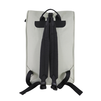 Rucsac din nylon cu roll-top și logo personalizat – rucsac urban casual pentru călătorii, impermeabil, anti-furt, interfață USB, capacitate sub 20 L