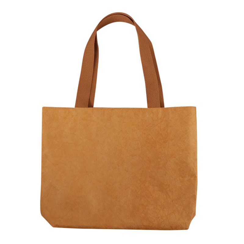 Geantă de umăr lavabilă din hârtie DuPont, cu logo personalizabil, imprimare UV digitală și serigrafie, stil clasic-retro impermeabil, ideală pentru expoziții, nunți și cadouri de afaceri