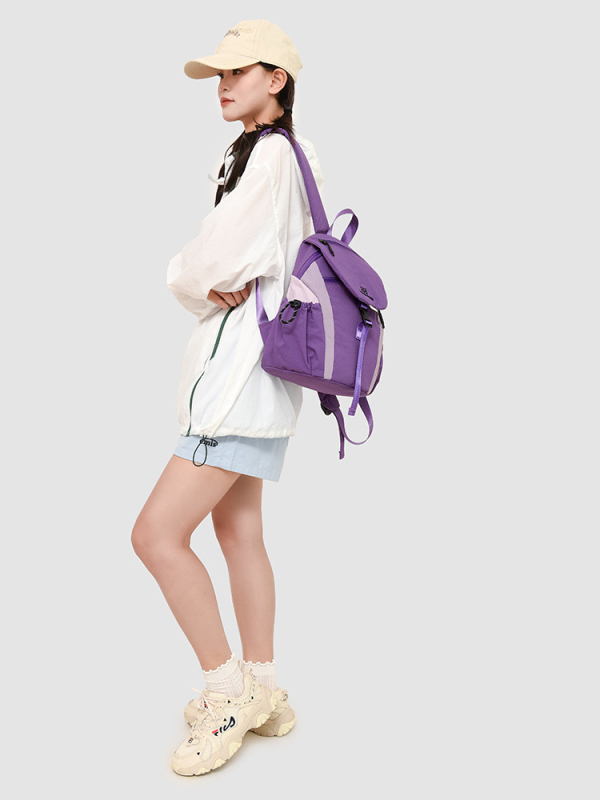 Női utazótáska hátizsák, könnyű, többfunkciós, oxford anyagból, belső poliészter bélés, kapacitás kevesebb mint 20L