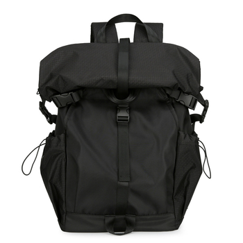 Rucsac din nylon pentru drumeții în aer liber, rucsac ușor pentru elevi și studenți, capacitate sub 20 L, potrivit pentru laptop de 9 inch, pliabil, cu bretele curbate