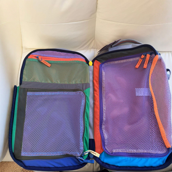 Rucsac unisex din nailon, impermeabil, cu sistem curele cu pernă de aer și căptușeală din poliester pentru călătorii de agrement