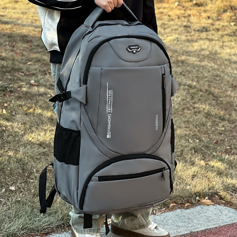 Ορειβατικό σακίδιο για εξωτερικές δραστηριότητες, με εργονομικό πίσω πάνελ, αναπνεύσιμο νάιλον, ανθεκτικό στη φθορά, αντικλοπής, μεγάλη χωρητικότητα.