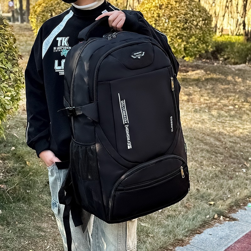 Ορειβατικό σακίδιο για εξωτερικές δραστηριότητες, με εργονομικό πίσω πάνελ, αναπνεύσιμο νάιλον, ανθεκτικό στη φθορά, αντικλοπής, μεγάλη χωρητικότητα.