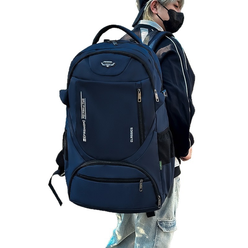 Ορειβατικό σακίδιο για εξωτερικές δραστηριότητες, με εργονομικό πίσω πάνελ, αναπνεύσιμο νάιλον, ανθεκτικό στη φθορά, αντικλοπής, μεγάλη χωρητικότητα.