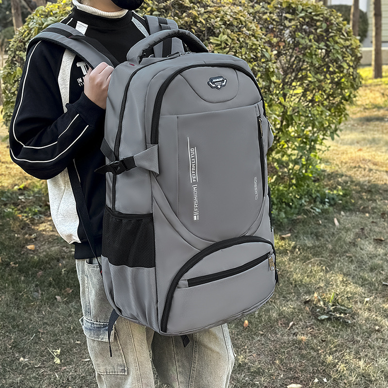 Ορειβατικό σακίδιο για εξωτερικές δραστηριότητες, με εργονομικό πίσω πάνελ, αναπνεύσιμο νάιλον, ανθεκτικό στη φθορά, αντικλοπής, μεγάλη χωρητικότητα.