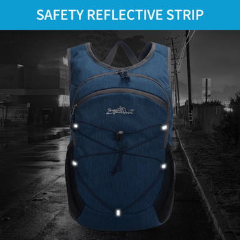 Vanjski planinski ruksak, ultralak, vodootporan Oxford platno, kompatibilan s 15-inčnim laptopom, zračne jastučiće na naramenice