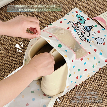 Beautiful bubble Geantă de depozitare pentru pantofi — Portabilă, Design desen animat, Material textil, Impermeabilă și rezistentă la pete, 45 g