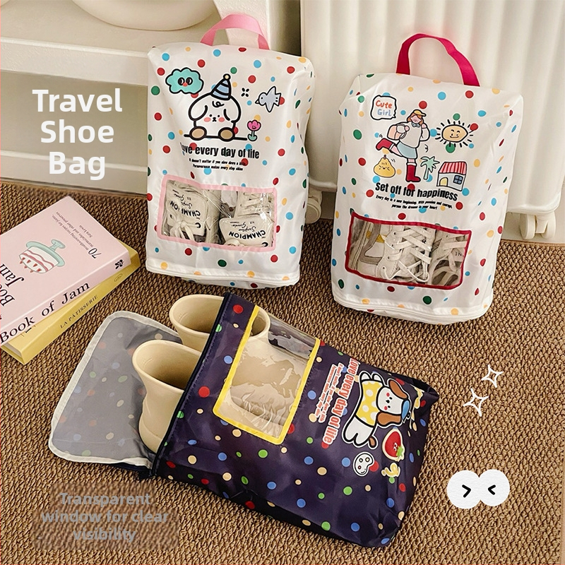 Beautiful bubble Geantă de depozitare pentru pantofi — Portabilă, Design desen animat, Material textil, Impermeabilă și rezistentă la pete, 45 g
