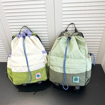 Ruksak s vezivanjem šnoru, od Oxford tkanine, pogodan za 16-inčni prijenosnik, zakrivljene naramenice