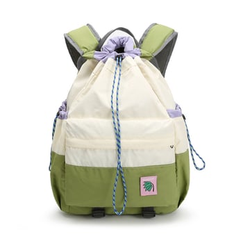 Ruksak s vezivanjem šnoru, od Oxford tkanine, pogodan za 16-inčni prijenosnik, zakrivljene naramenice