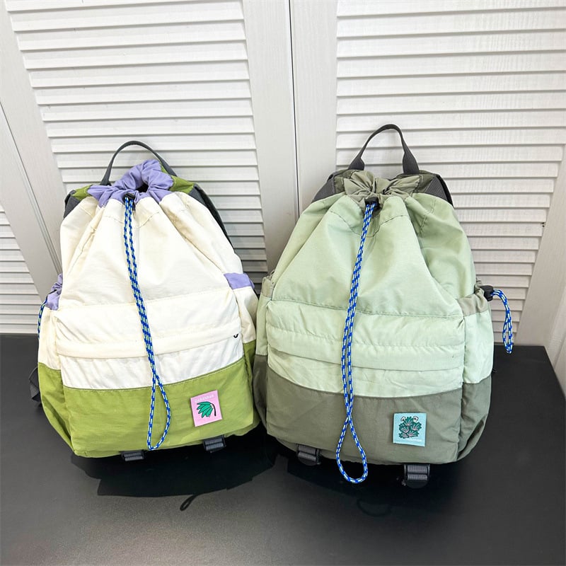 Ruksak s vezivanjem šnoru, od Oxford tkanine, pogodan za 16-inčni prijenosnik, zakrivljene naramenice