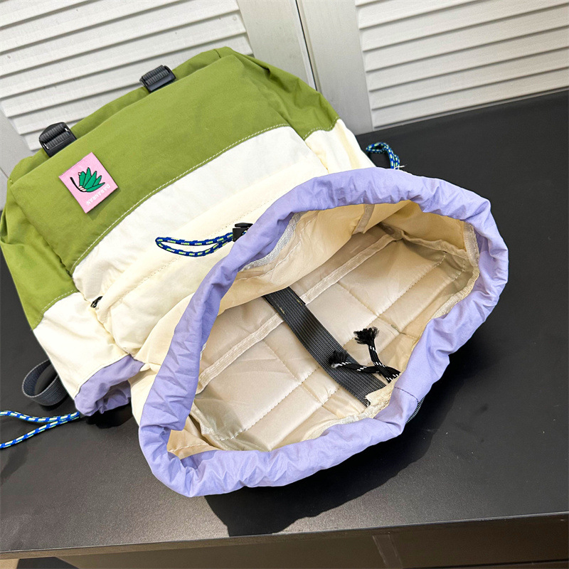 Ruksak s vezivanjem šnoru, od Oxford tkanine, pogodan za 16-inčni prijenosnik, zakrivljene naramenice