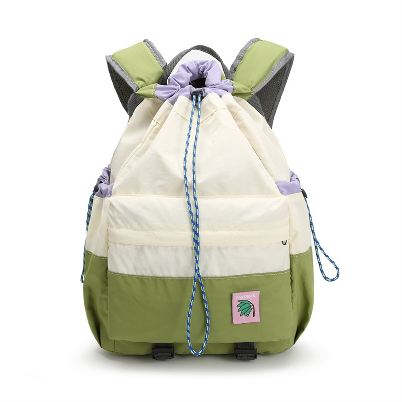 Ruksak s vezivanjem šnoru, od Oxford tkanine, pogodan za 16-inčni prijenosnik, zakrivljene naramenice