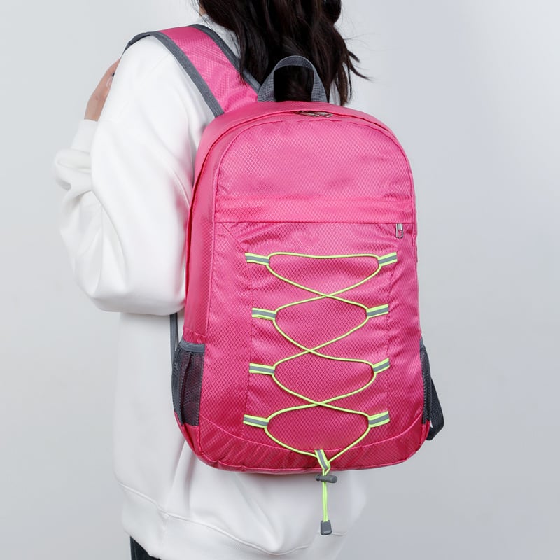 Sklopivi vanjski ruksak za putovanja, lagan, unisex, velika zapremina, ergonomski stražnji panel