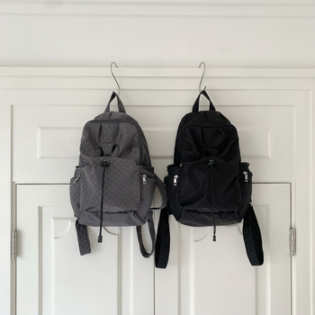 Nylon ruksak u korejskom stilu, casual s točkicama, ženski, veliki kapacitet, za aktivnosti na otvorenom i sveučilišna torba
