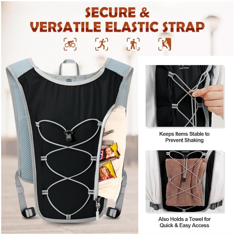 Sportski ruksak za planinarenje, vožnju bicikla i kampiranje, prozračan, ultra lako, ergonomski stražnji panel, poliester