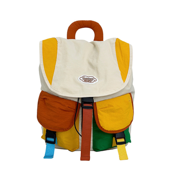 Ženski nylon ruksak – gradski minimalistički stil, kapacitet do 20 L, za 13-inčni laptop, zakrivljene naramenice, prozračan