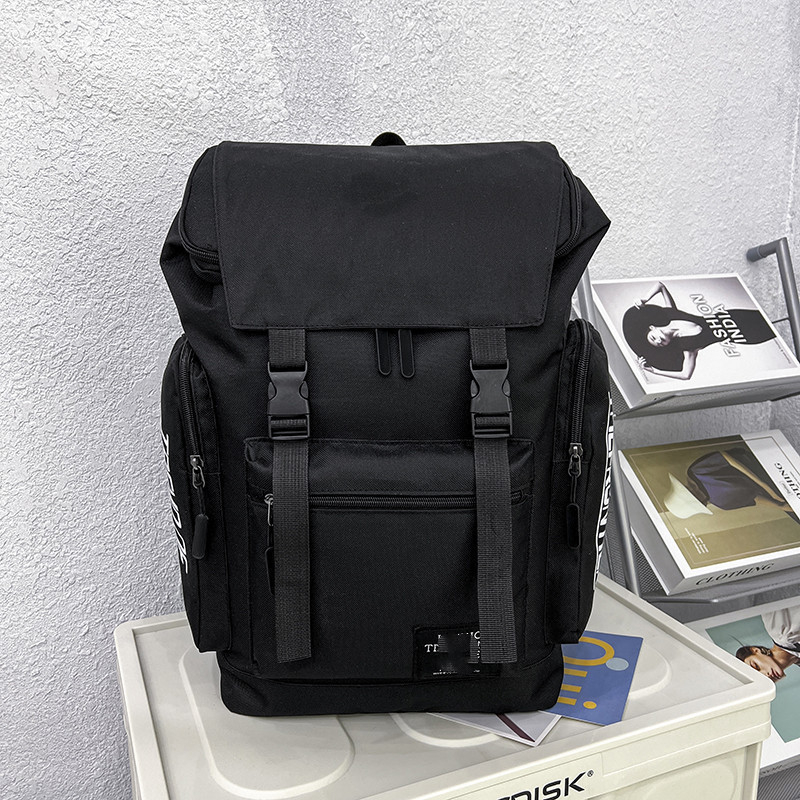 Ruksak - Unisex, Korejski stil uličnog dizajna, 20–35 L, najlon, za 8-inčni prijenosnik, zakrivljene naramenice