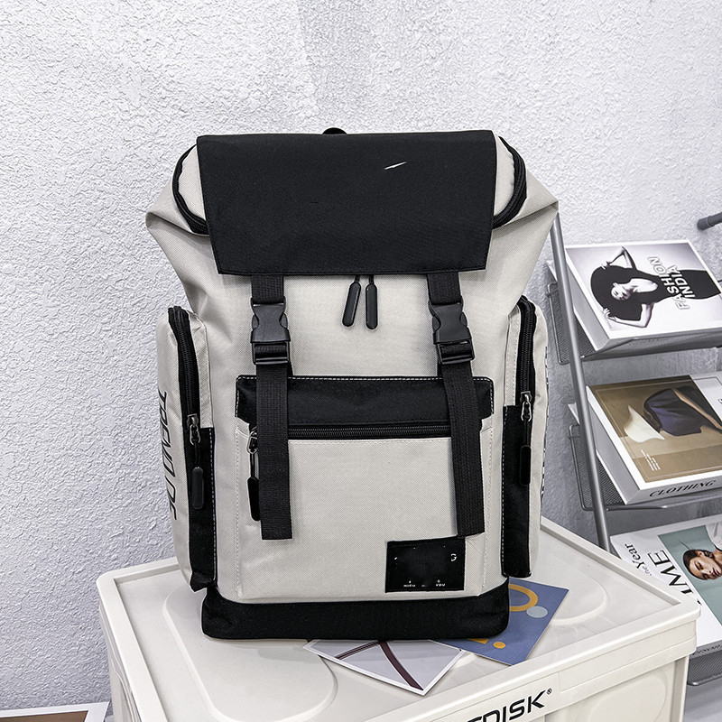 Ruksak - Unisex, Korejski stil uličnog dizajna, 20–35 L, najlon, za 8-inčni prijenosnik, zakrivljene naramenice