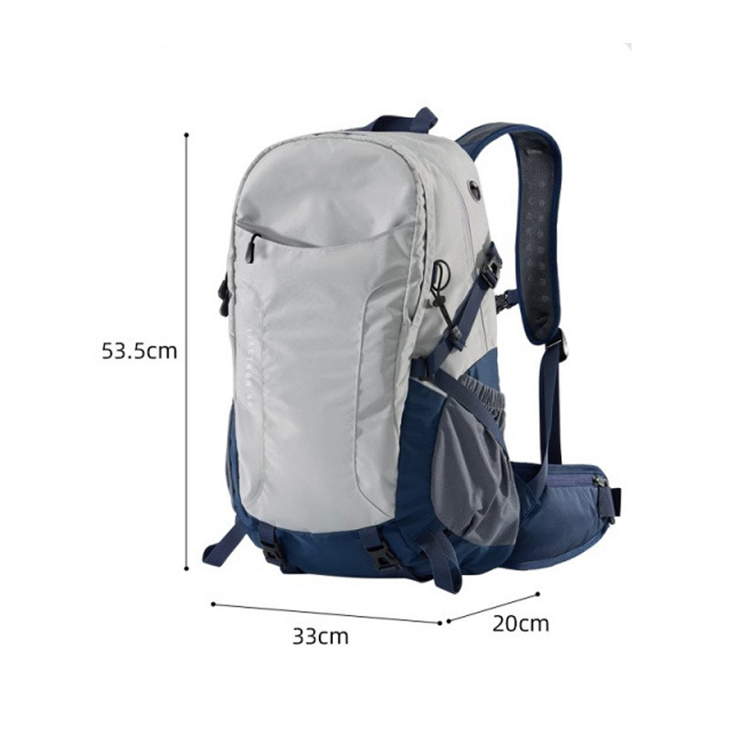 Ruksak od vodootpornog Oxford materijala, kapacitet 36–55 L, pogodan za 14-inčni prijenosnik, naramenice s zračnim jastučićem, unisex putovanja