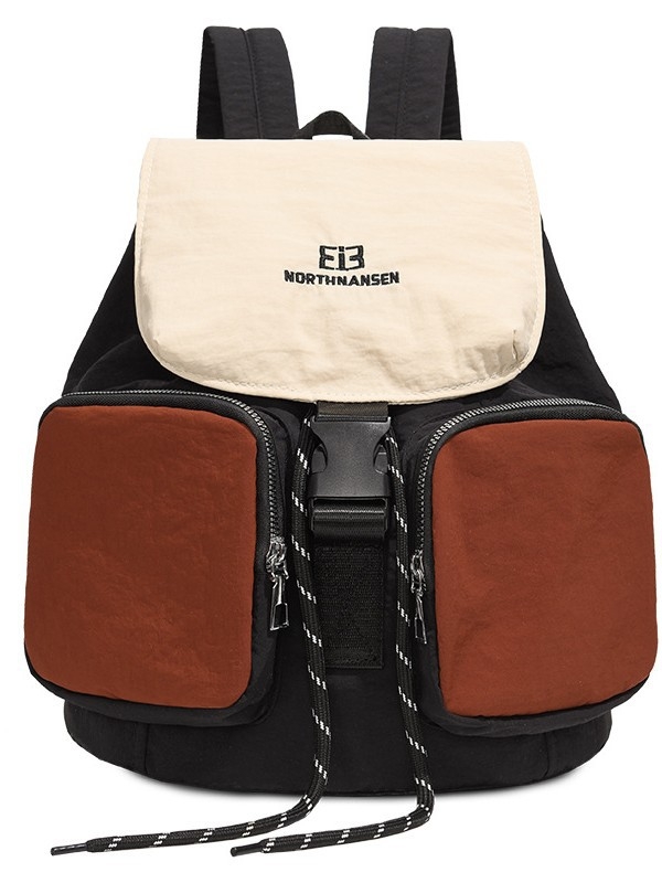 Ženski bucket ruksak – Najlon, vodootporan, zakrivljeni naramenice, poliesterska podstava, za rekreacijsko putovanje