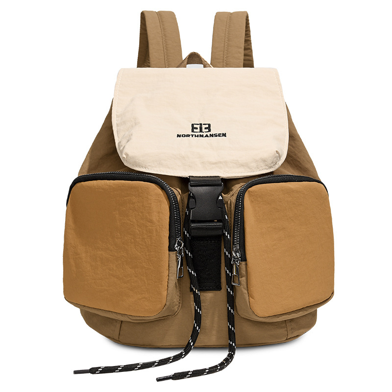 Ženski bucket ruksak – Najlon, vodootporan, zakrivljeni naramenice, poliesterska podstava, za rekreacijsko putovanje